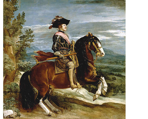 Retrato ecuestre del rey Felipe IV  (Velázquez)